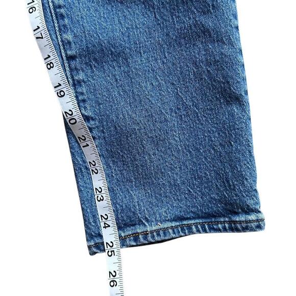Levis Jeans Womens 28 Wedgie Straight Button Fly Big E 28x26 - Picture 4 of 9